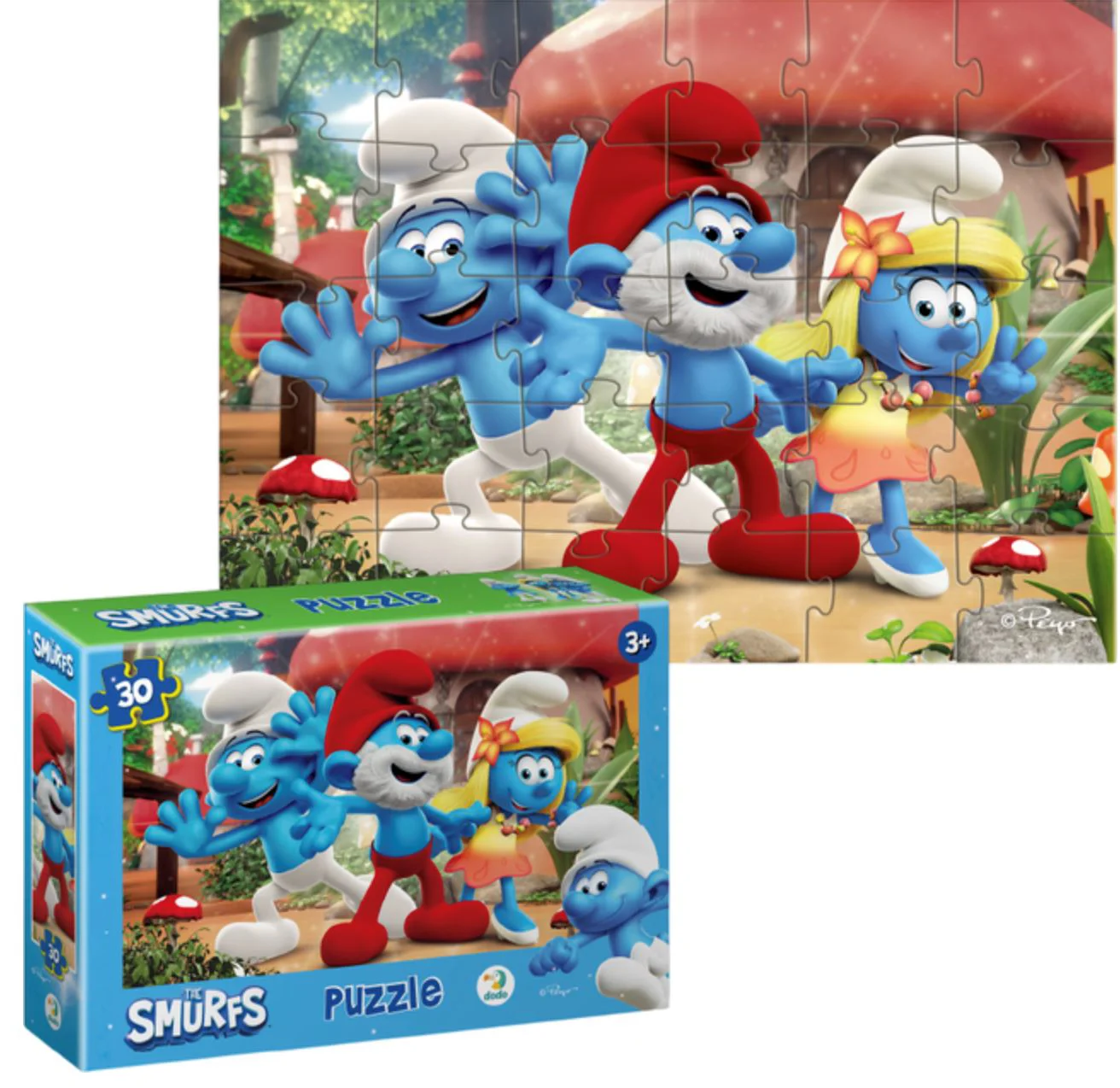 Puzzle-mini Dodo Smurfii, 30 el. foto