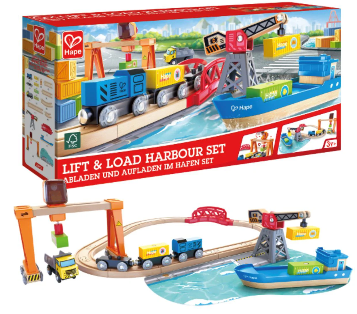 Set de joaca Hape Incarcare si descarcare in Port foto