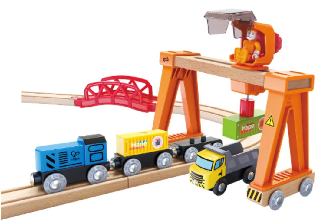 Set de joaca Hape Incarcare si descarcare in Port foto
