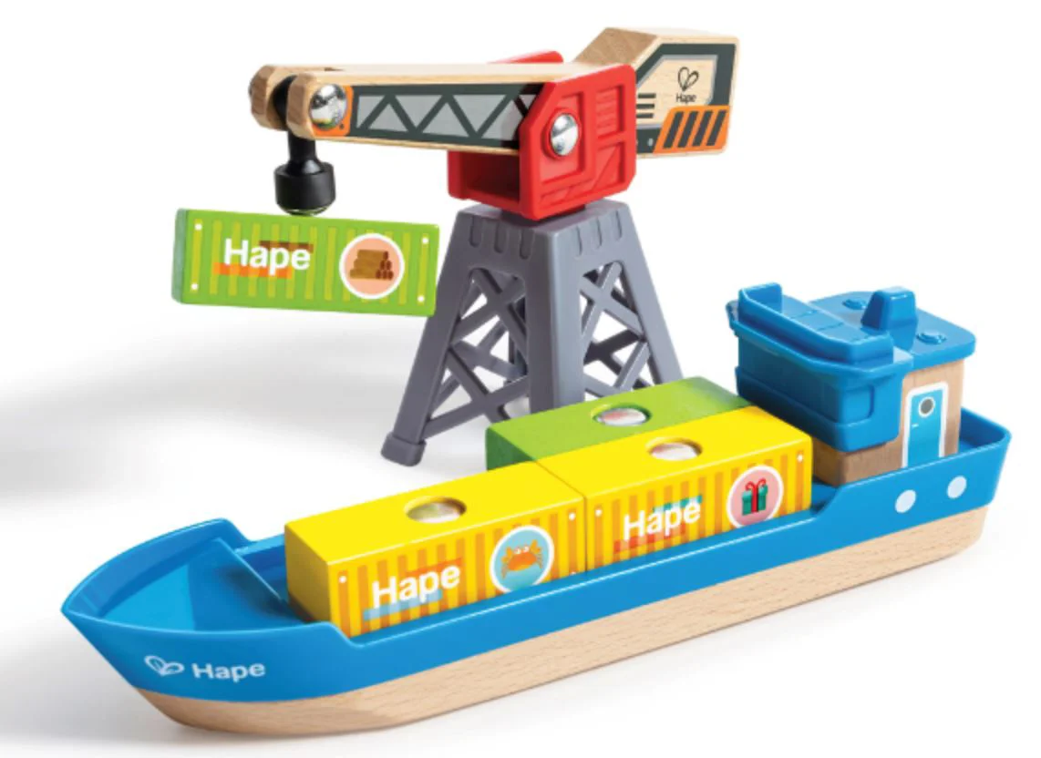 Set de joaca Hape Incarcare si descarcare in Port foto