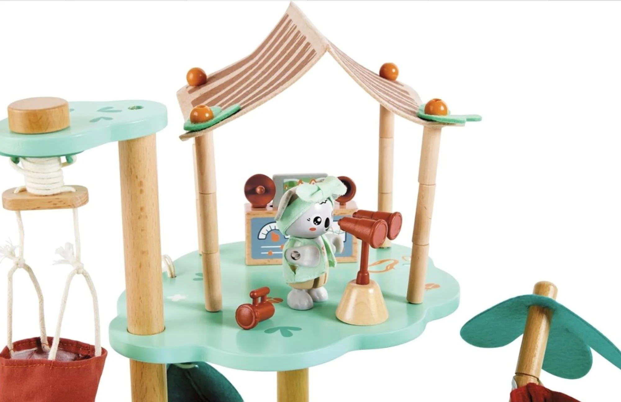 Игровой набор Hape Главный Деревянный Штаб Кики foto