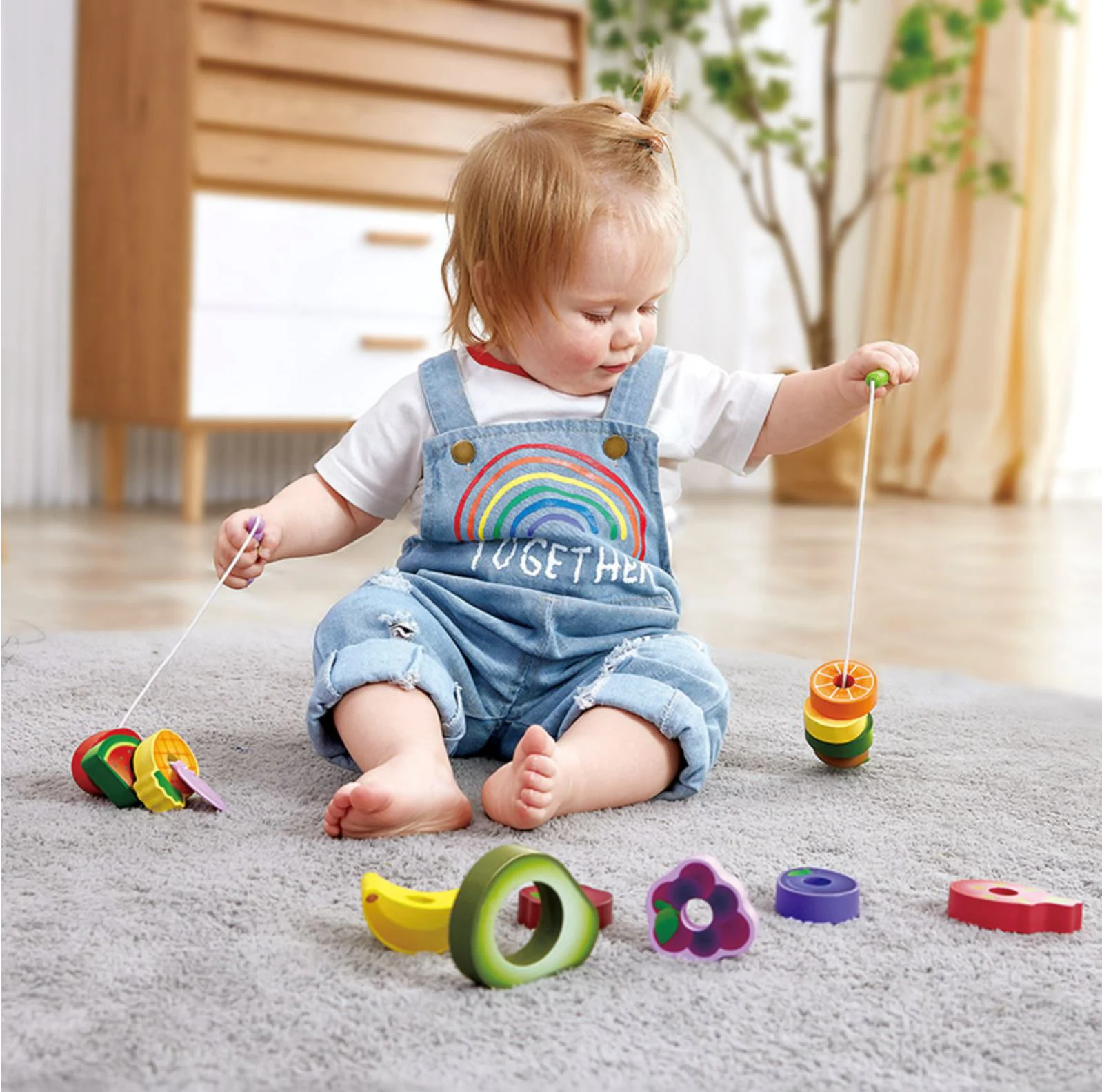Set de sarbatoare Hape cu fructe Omida foto