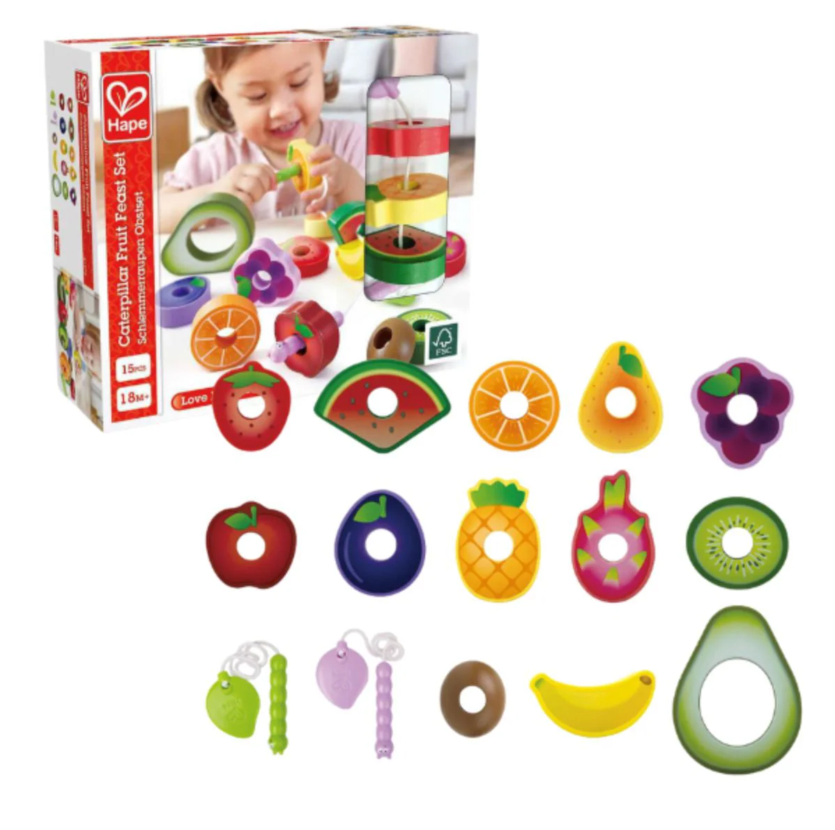 Set de sarbatoare Hape cu fructe Omida foto