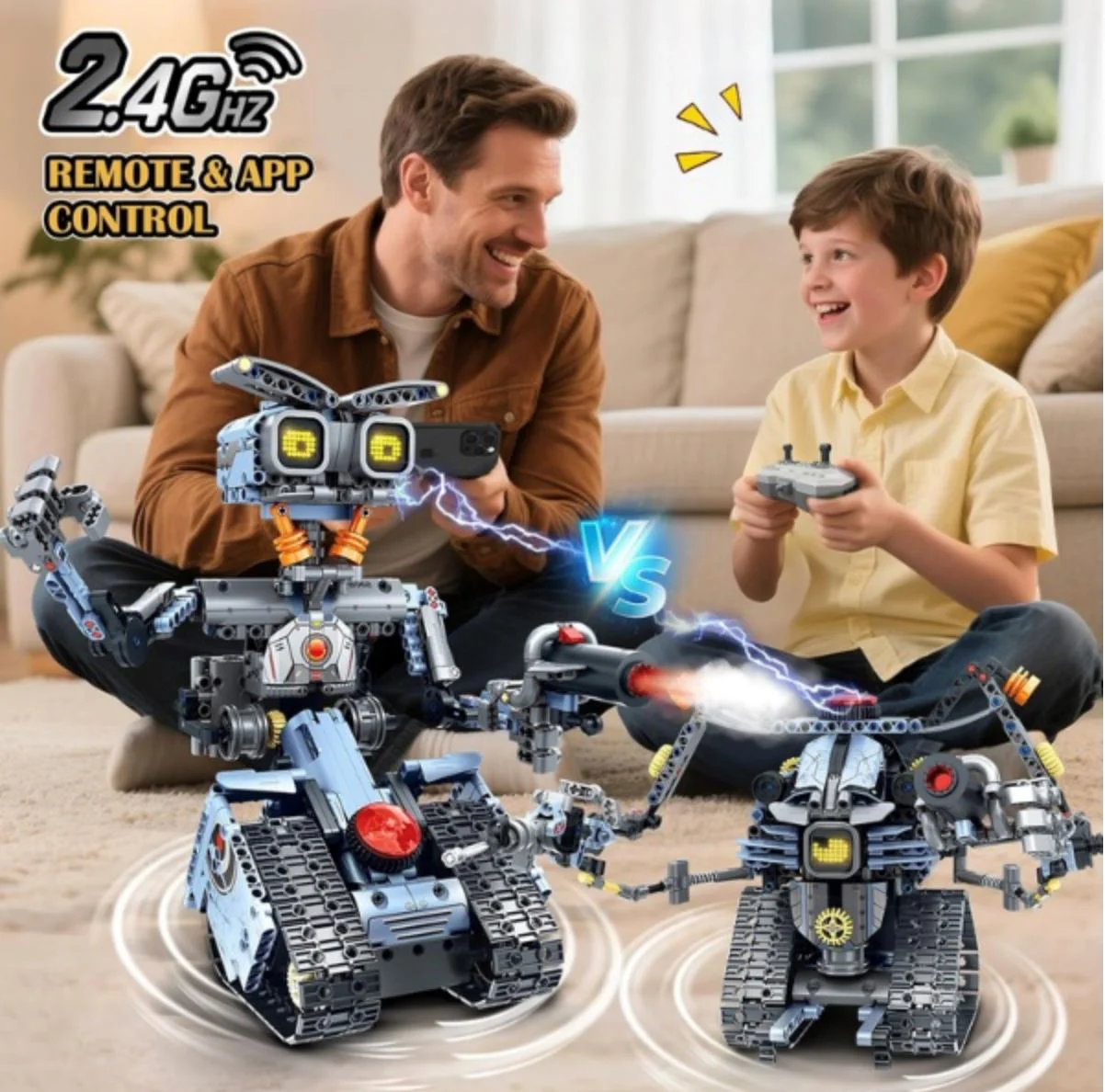 Set de constructie 5 in 1 Mechanical Master Robot-transformer foto