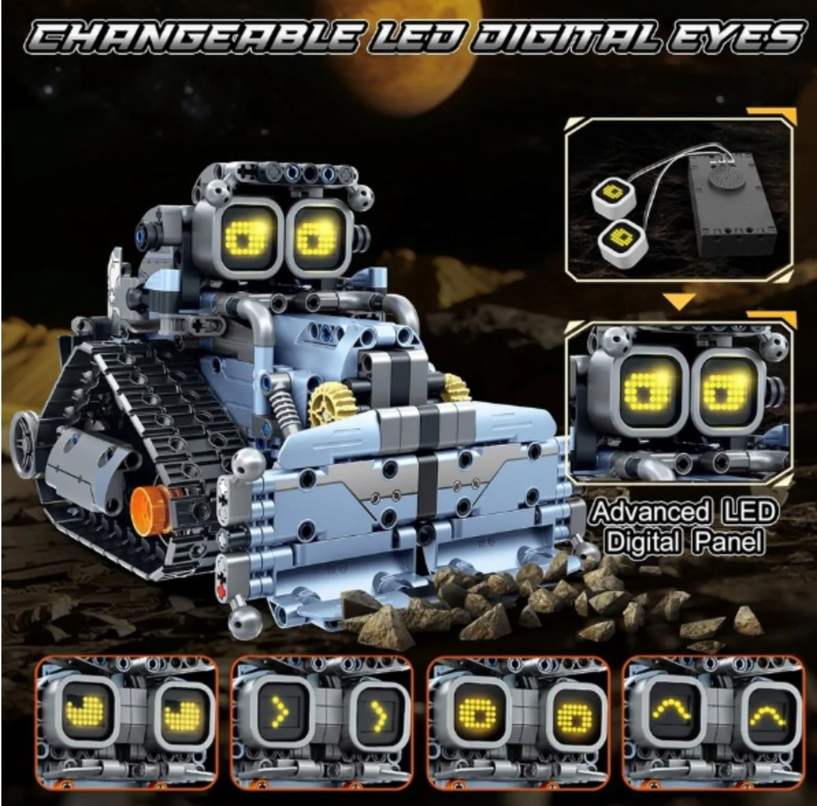 Set de constructie 5 in 1 Mechanical Master Robot-transformer foto