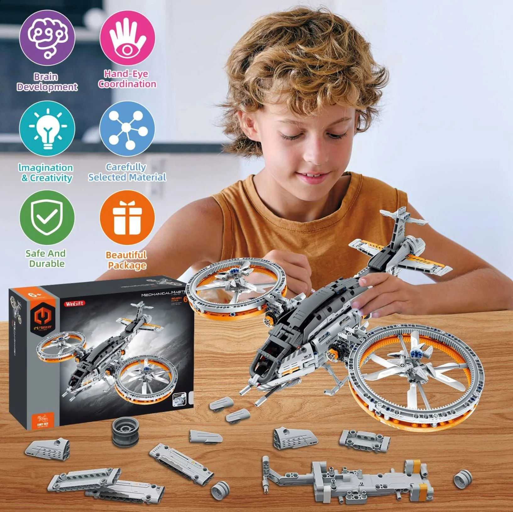 Set de constructie iM.Master Mechanical Master Nava Spatiala, 817 el. foto