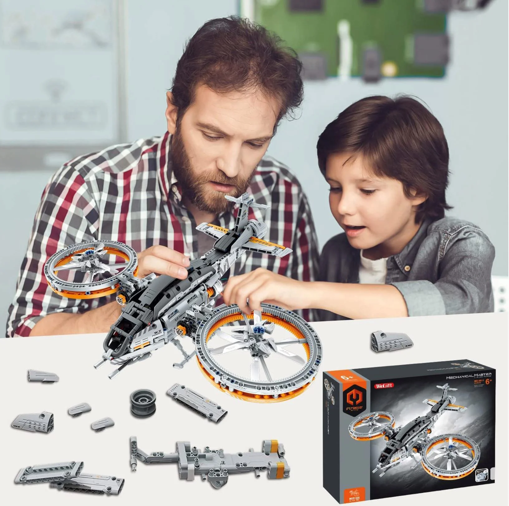 Set de constructie iM.Master Mechanical Master Nava Spatiala, 817 el. foto