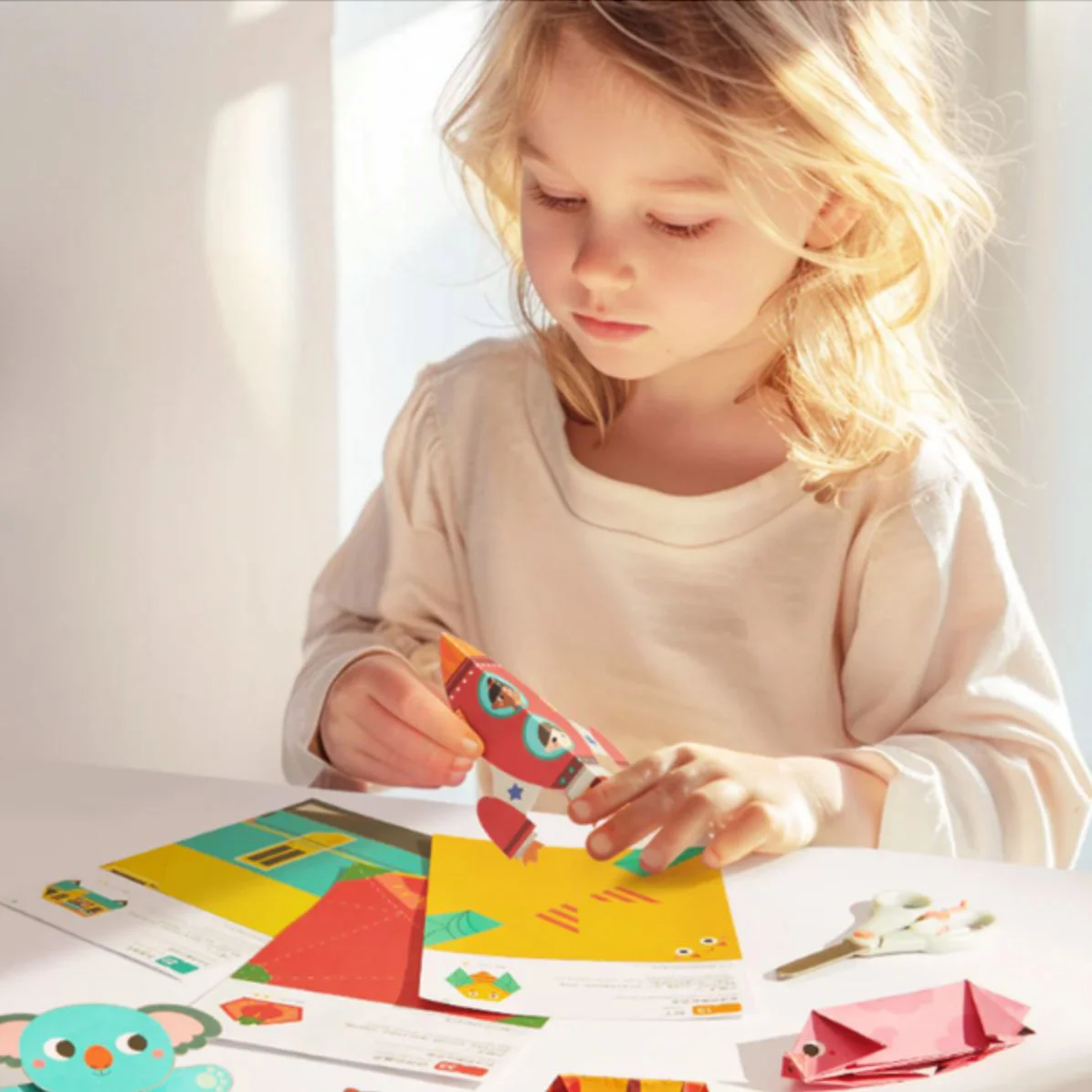 Set de creatie Mideer Lets Origami Nivelul 2 foto