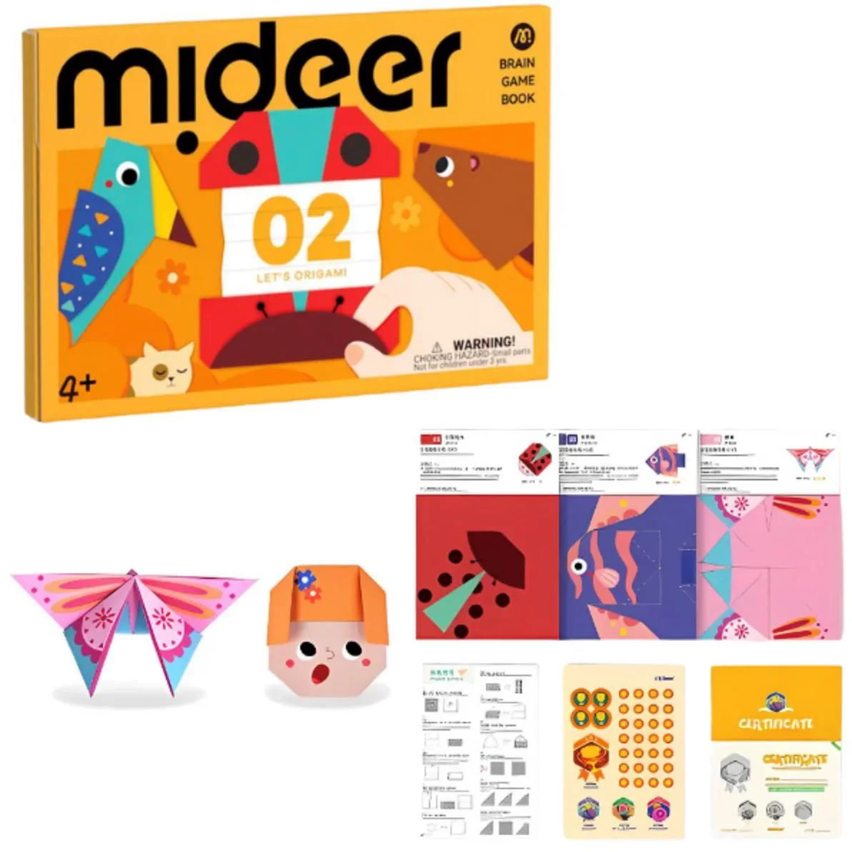 Set de creatie Mideer Lets Origami Nivelul 2 foto