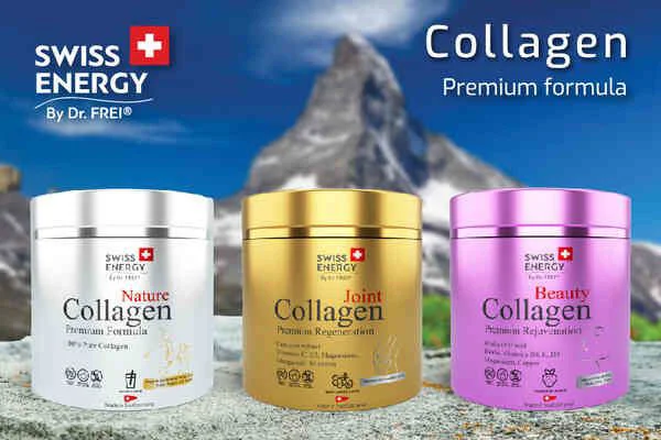Supliment alimentar Swiss Energy Collagen Beauty, 240 g foto