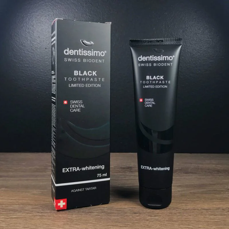 Pasta de dinti Dentissimo Black Extra Whitening, 75 ml foto