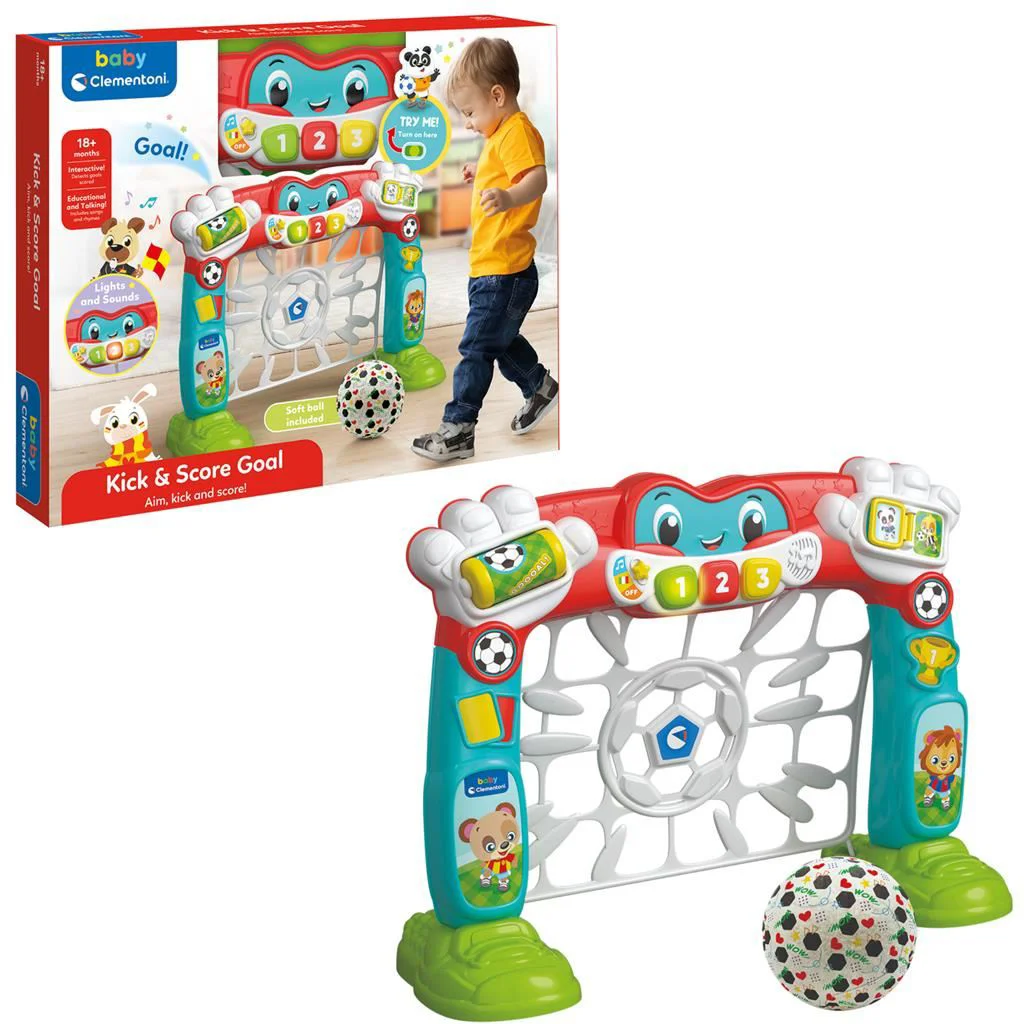 Poarta de fotbal interactiva Clementoni Baby foto