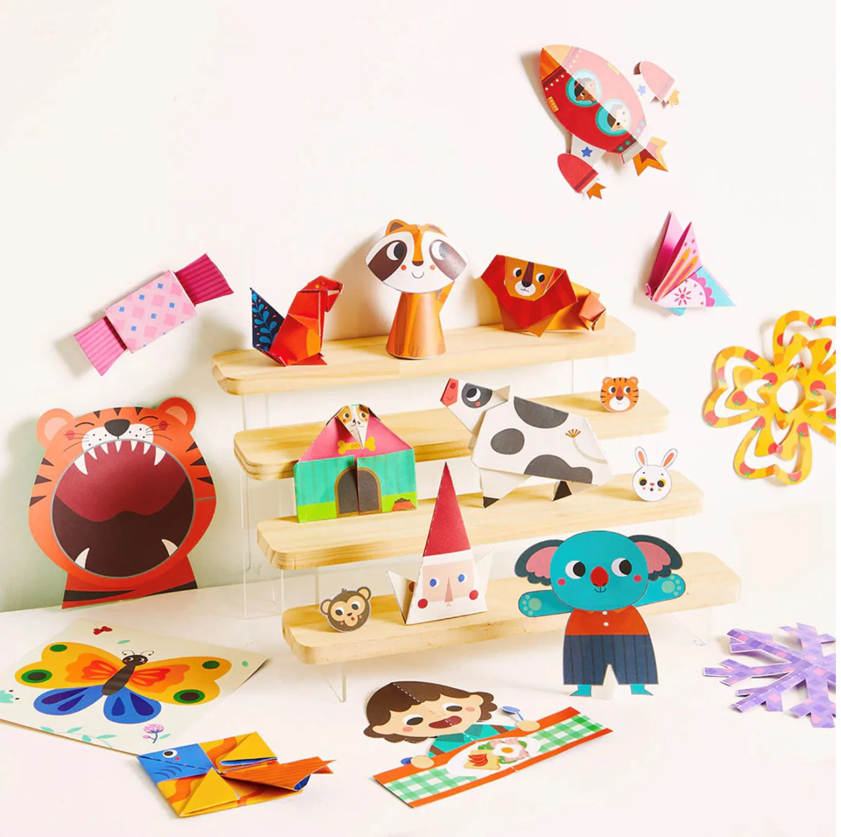 Set de creatie Mideer Lets Origami, Nivelul 3 foto