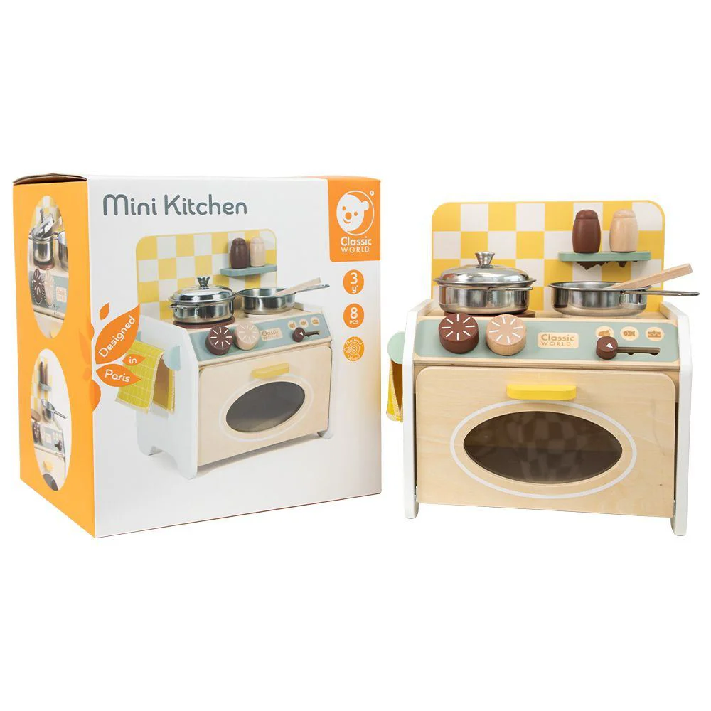 Портативная кухня из дерева Classic World Mini Kitchen foto