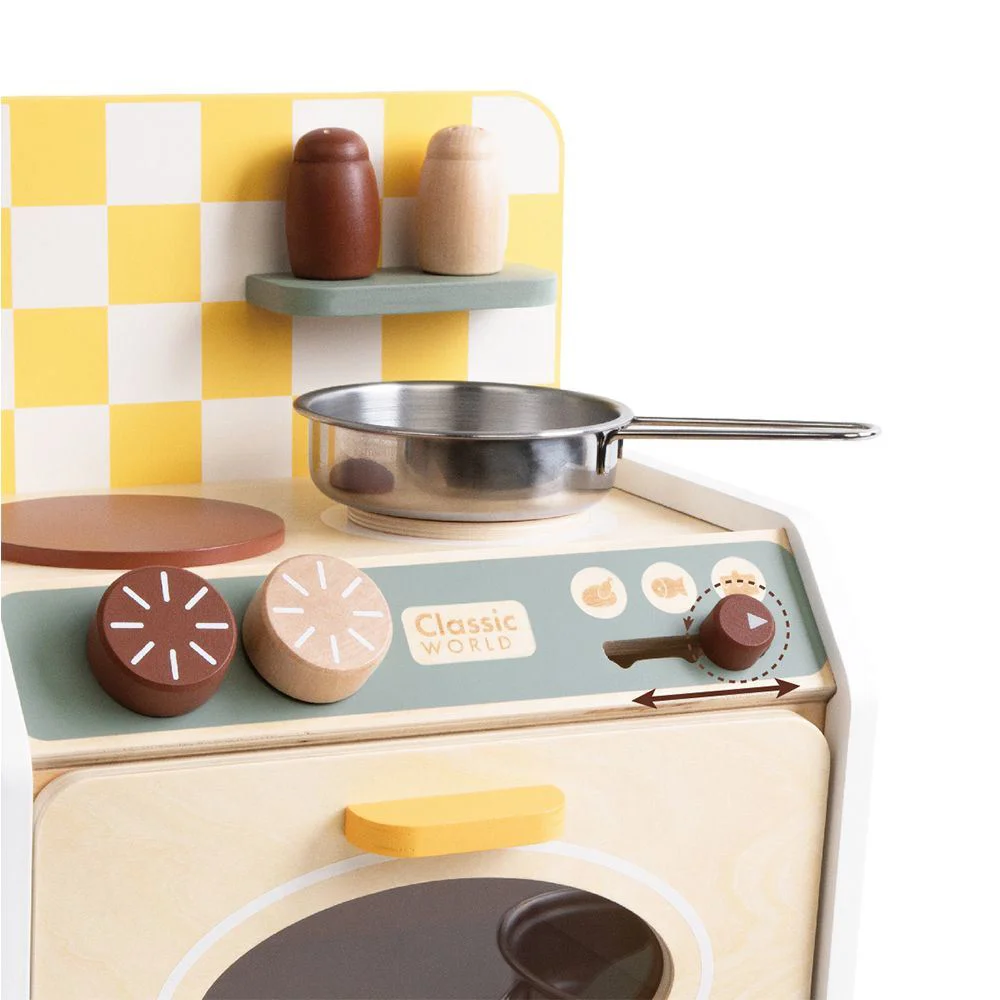 Портативная кухня из дерева Classic World Mini Kitchen foto