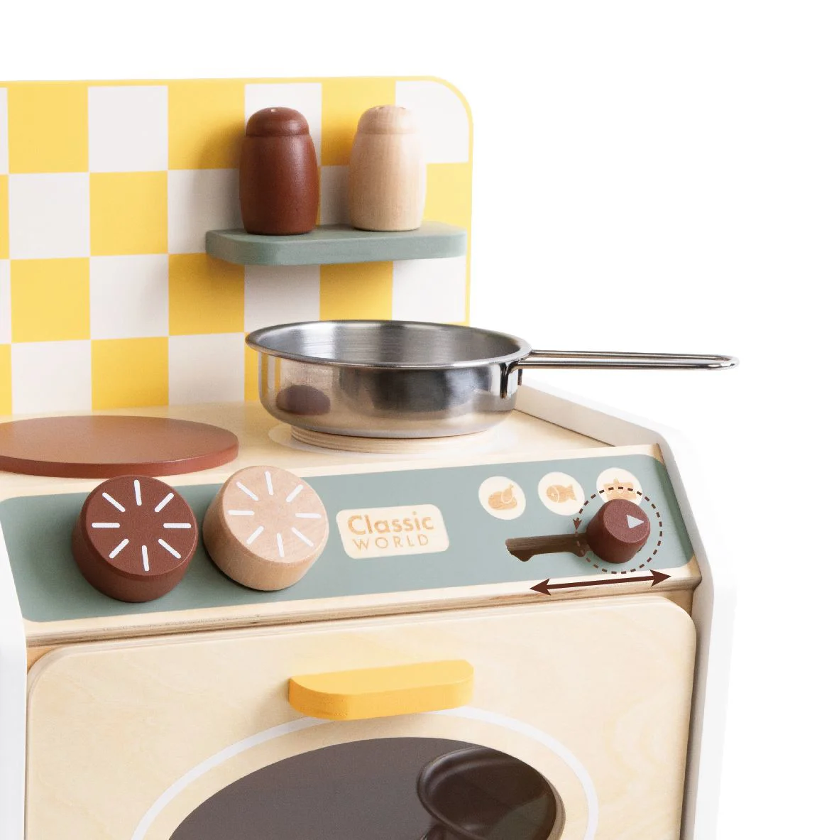 Портативная кухня из дерева Classic World Mini Kitchen foto