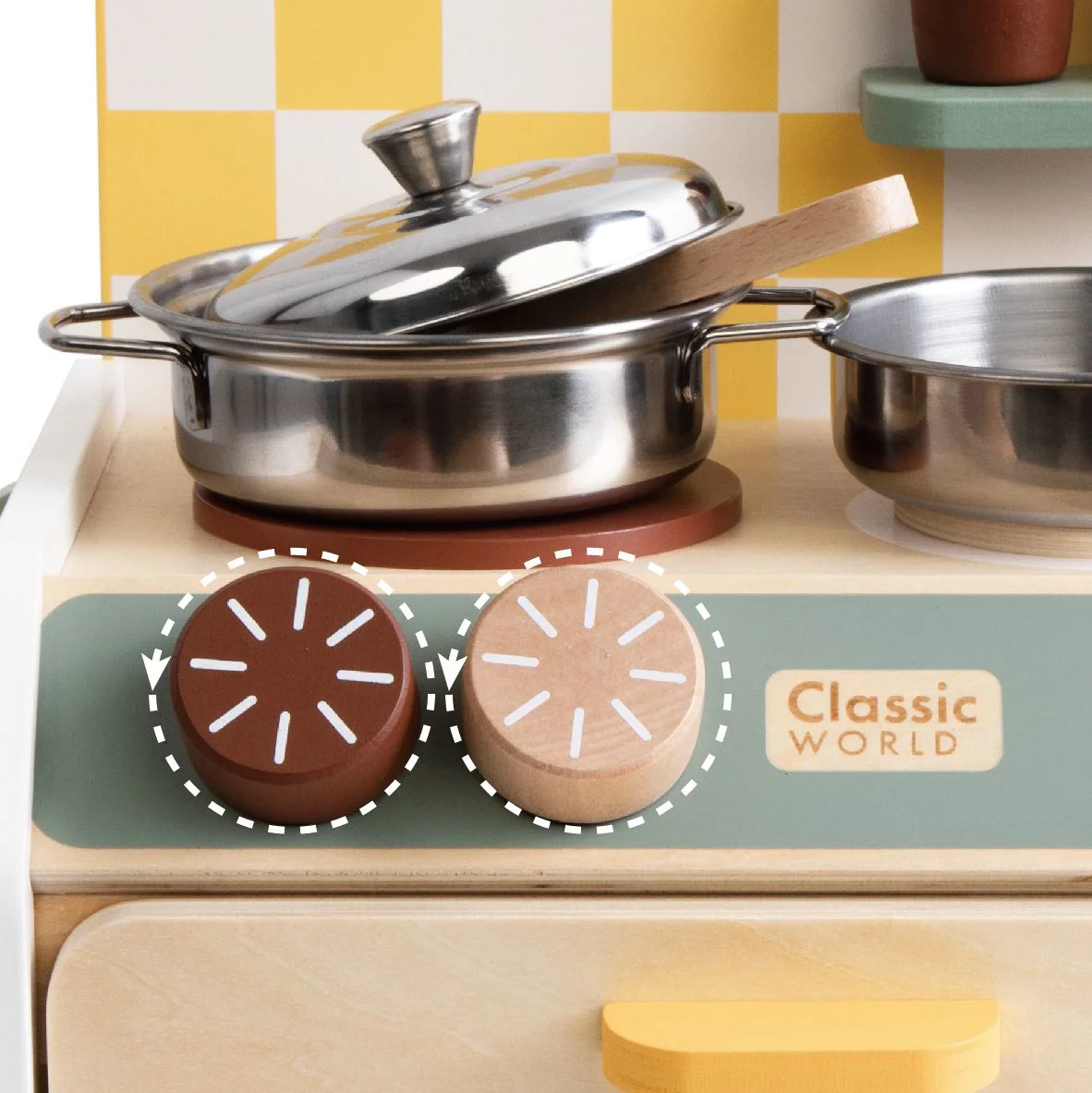 Портативная кухня из дерева Classic World Mini Kitchen foto