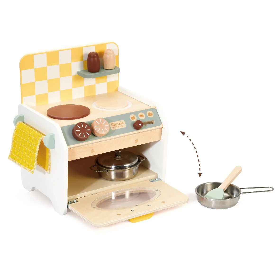 Портативная кухня из дерева Classic World Mini Kitchen foto