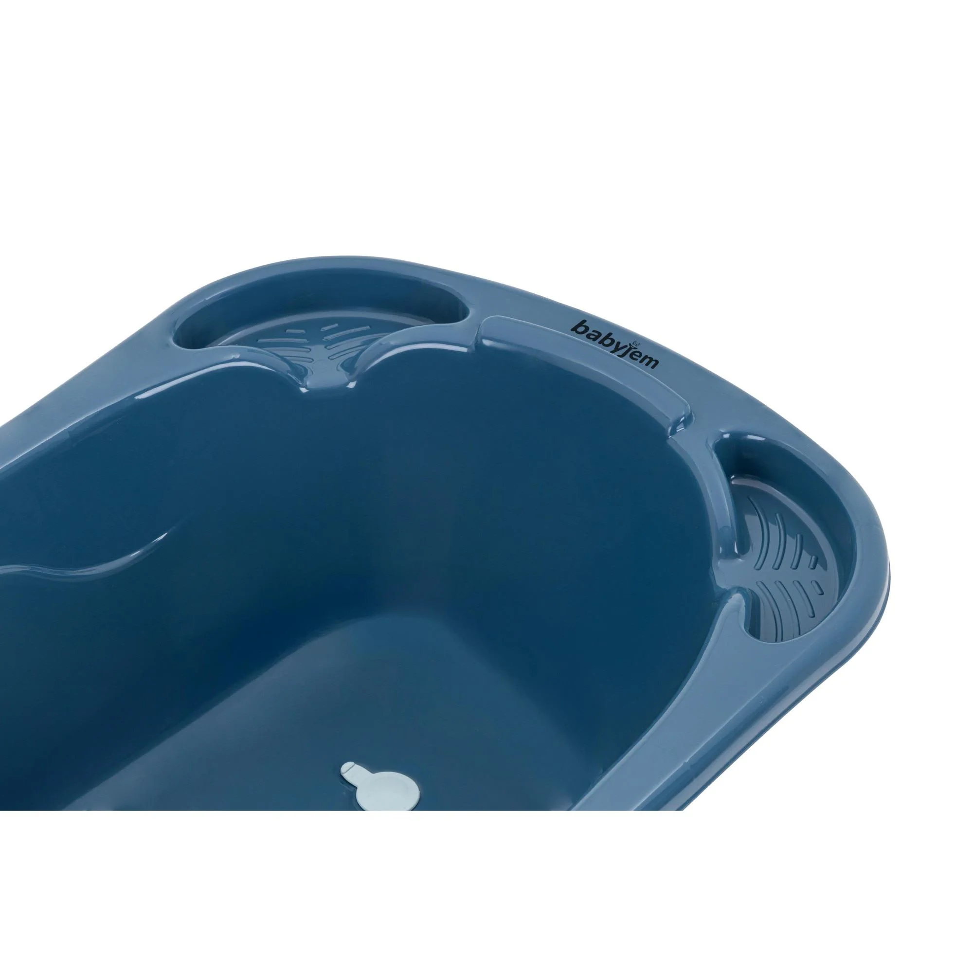 Cadita cu scurgere BabyJem Indigo Blue foto