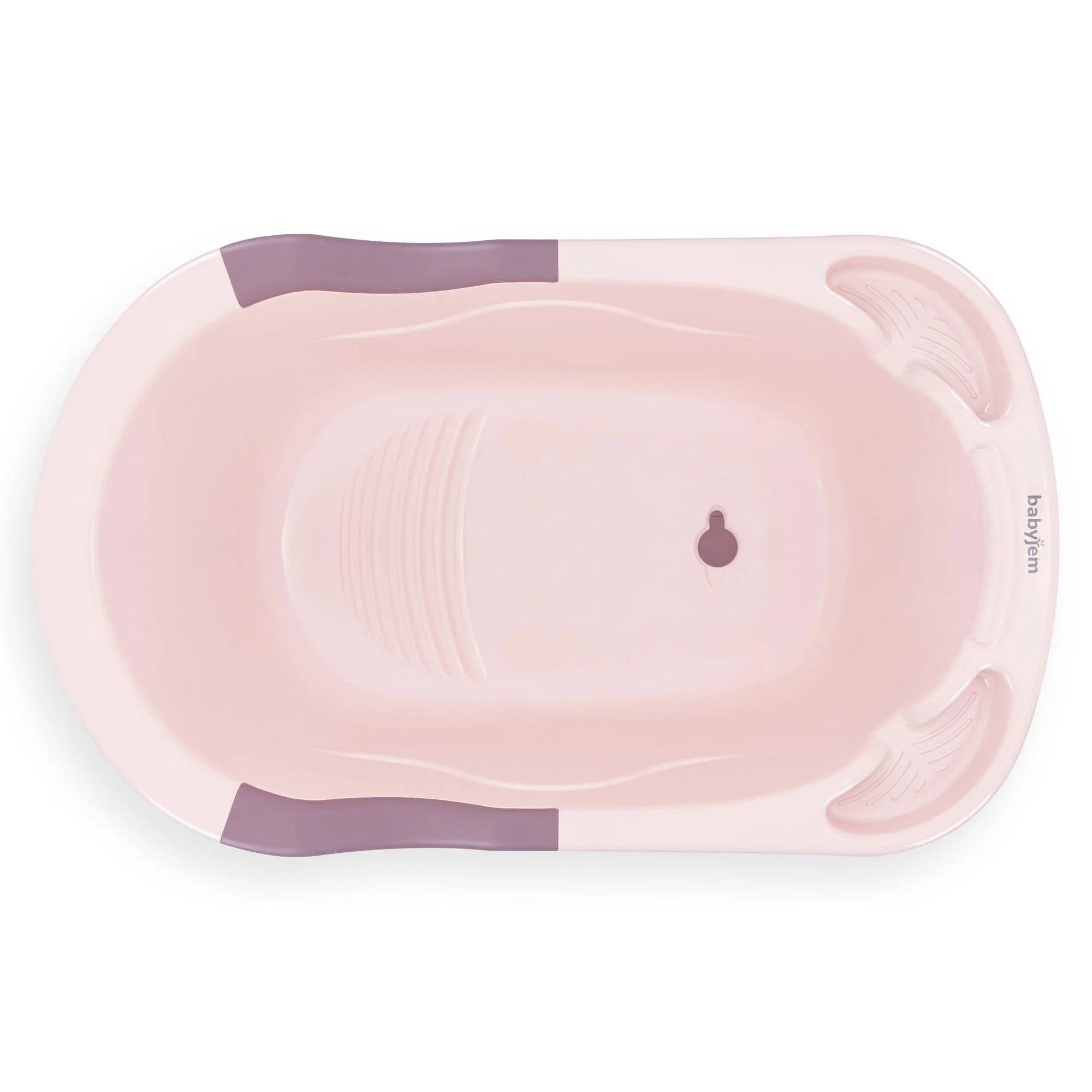 Ванночка со сливом BabyJem Soft Pink foto
