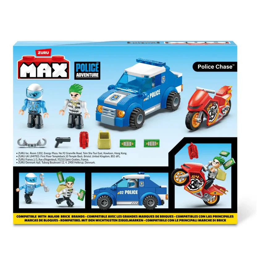 Constructor Zuru Max City S1 Brick Box, 121 piese foto
