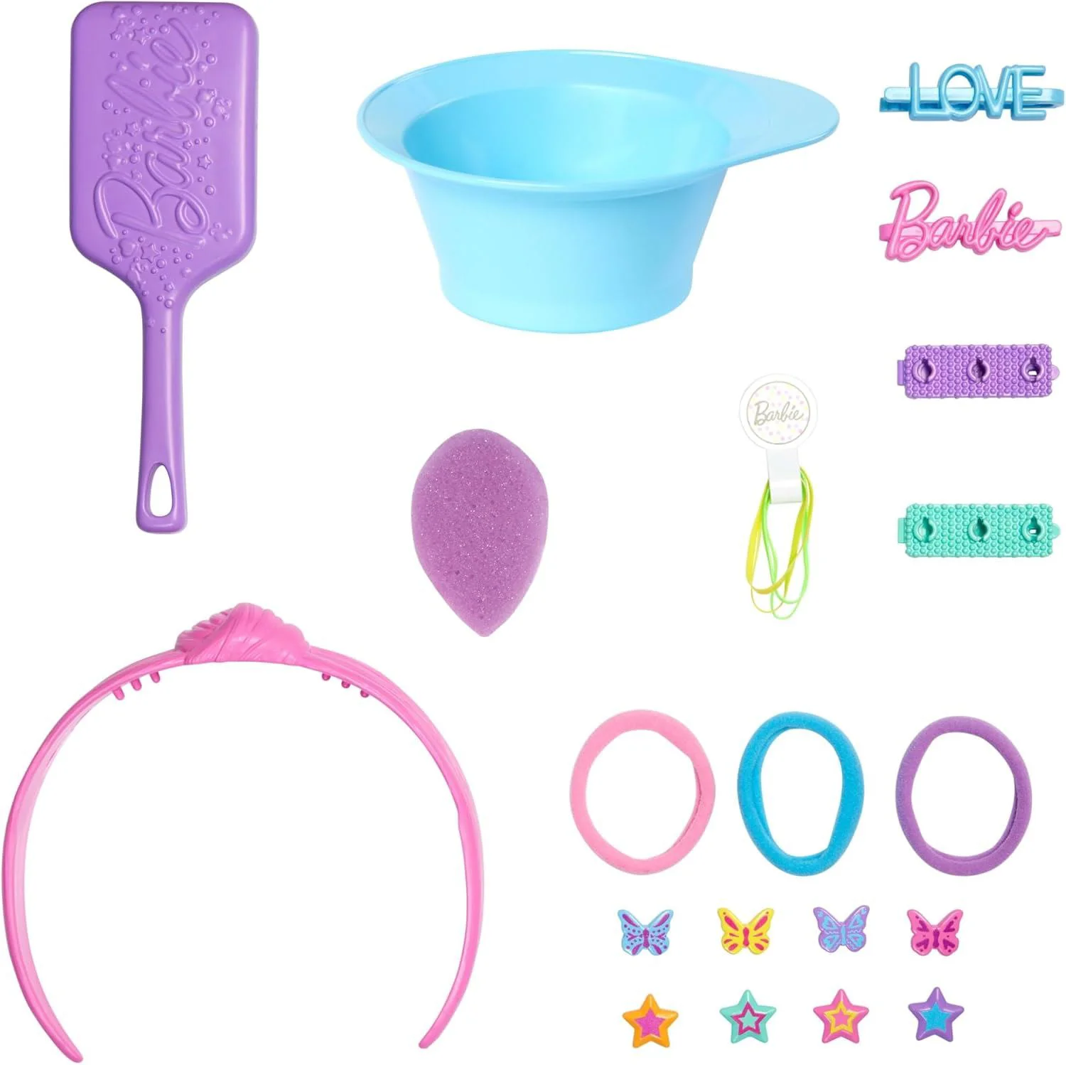 Голова для причесок Barbie с аксессуарами и эффектами Color Reveal foto