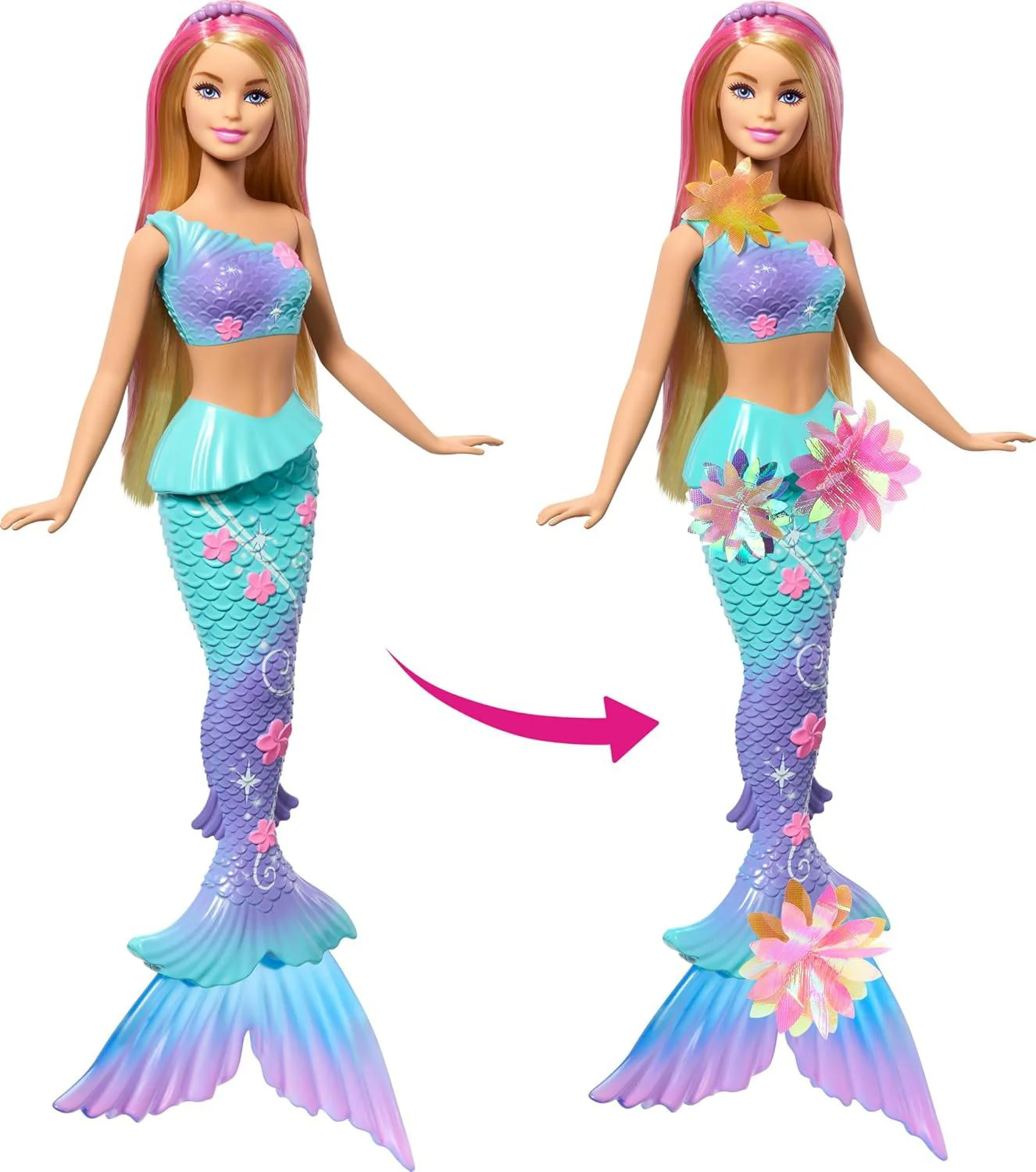 Papusa Barbie "Sirena magica" foto