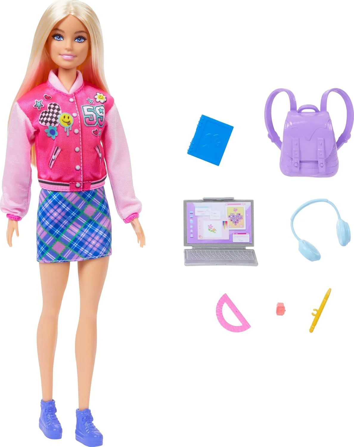 Papusa Barbie I Love School foto