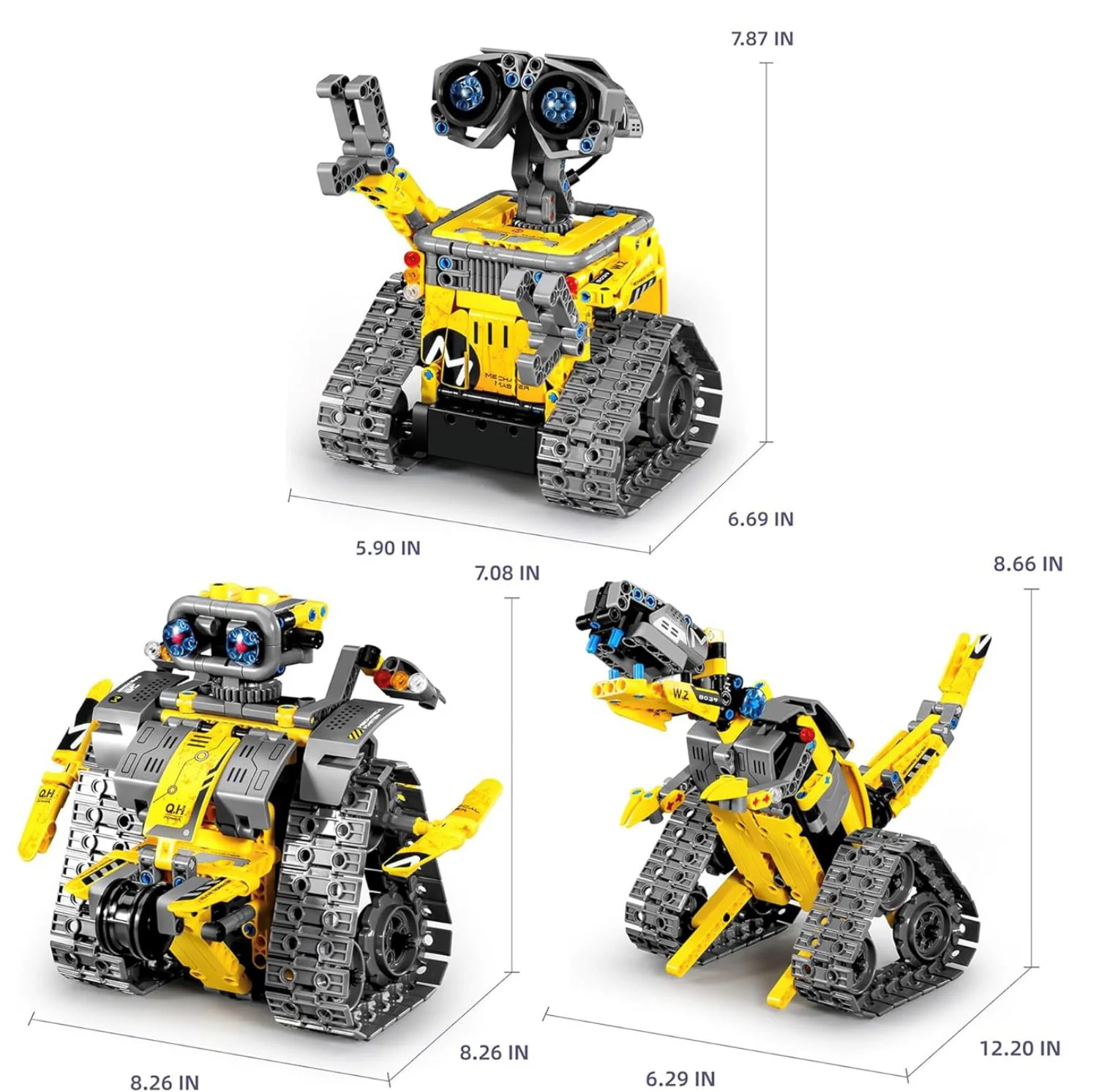 Set de constructie 4 in 1 Mechanical Master Robot WALL-E foto