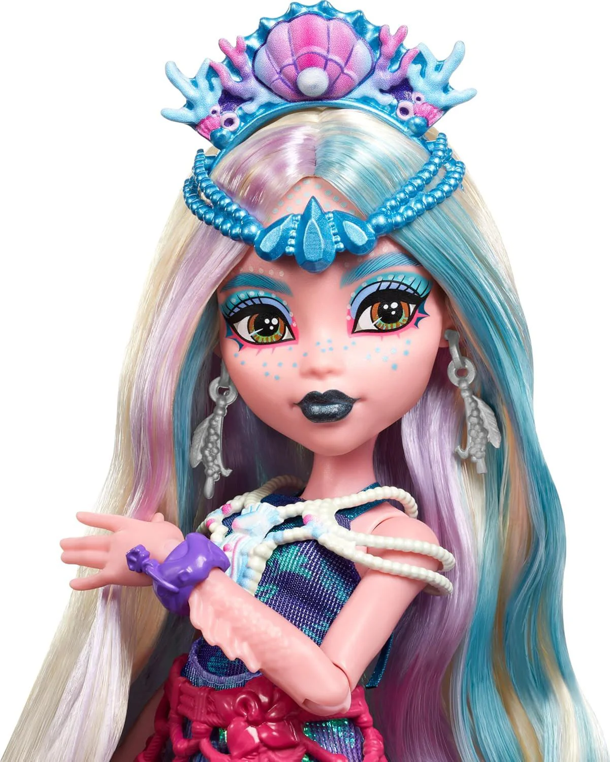 Papusa Monster High Lagoona Blue - Monster Fest, cu accesorii foto