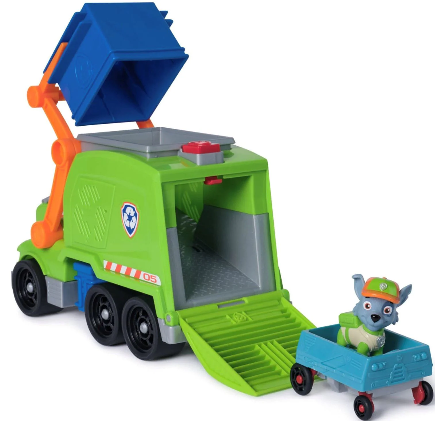 Camion de reciclare cu figurina Spin Master Patrula Catelusilor foto
