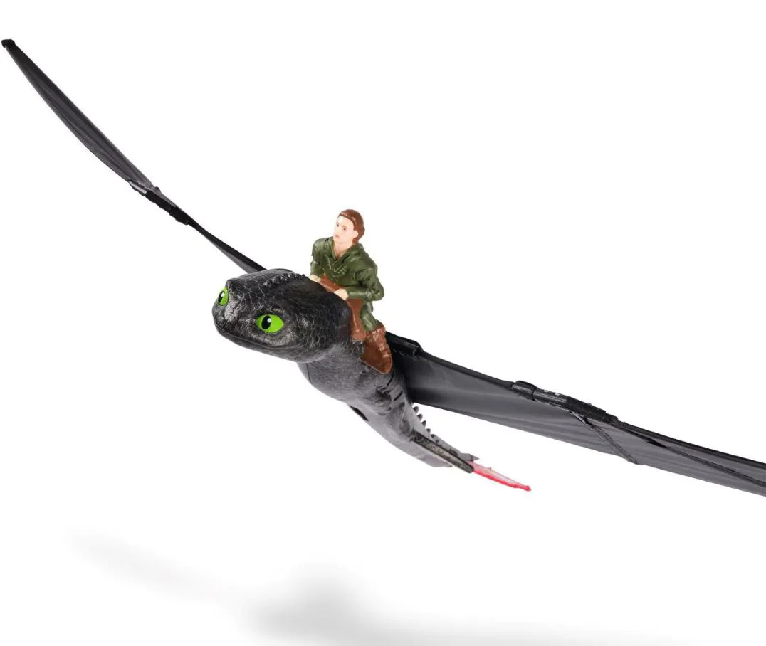 Jucarie cu telecomanda Spin Master Toothless Dragonul zburator foto