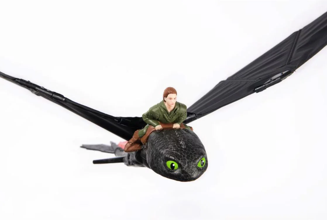 Jucarie cu telecomanda Spin Master Toothless Dragonul zburator foto