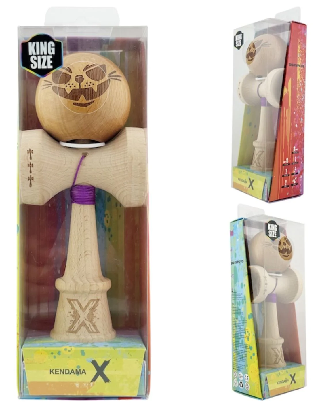 Kendama Super Sticky X Original, Motan Nebun foto