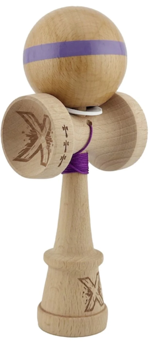 Kendama Super Sticky X Original King size, Mov foto