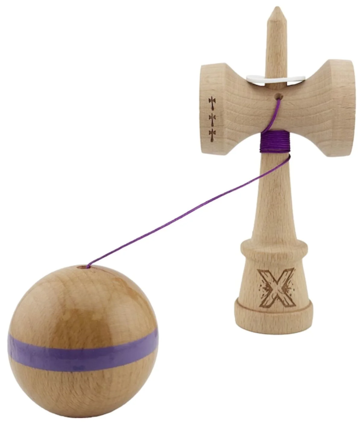Kendama Super Sticky X Original King size, Mov foto