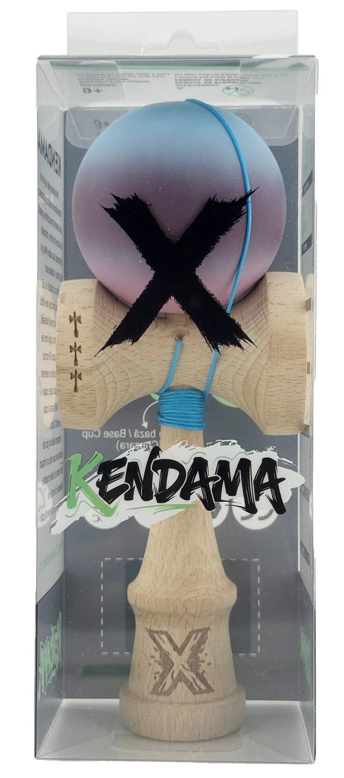 Kendama X Original Flippy, Gradient Albastru-Mov foto