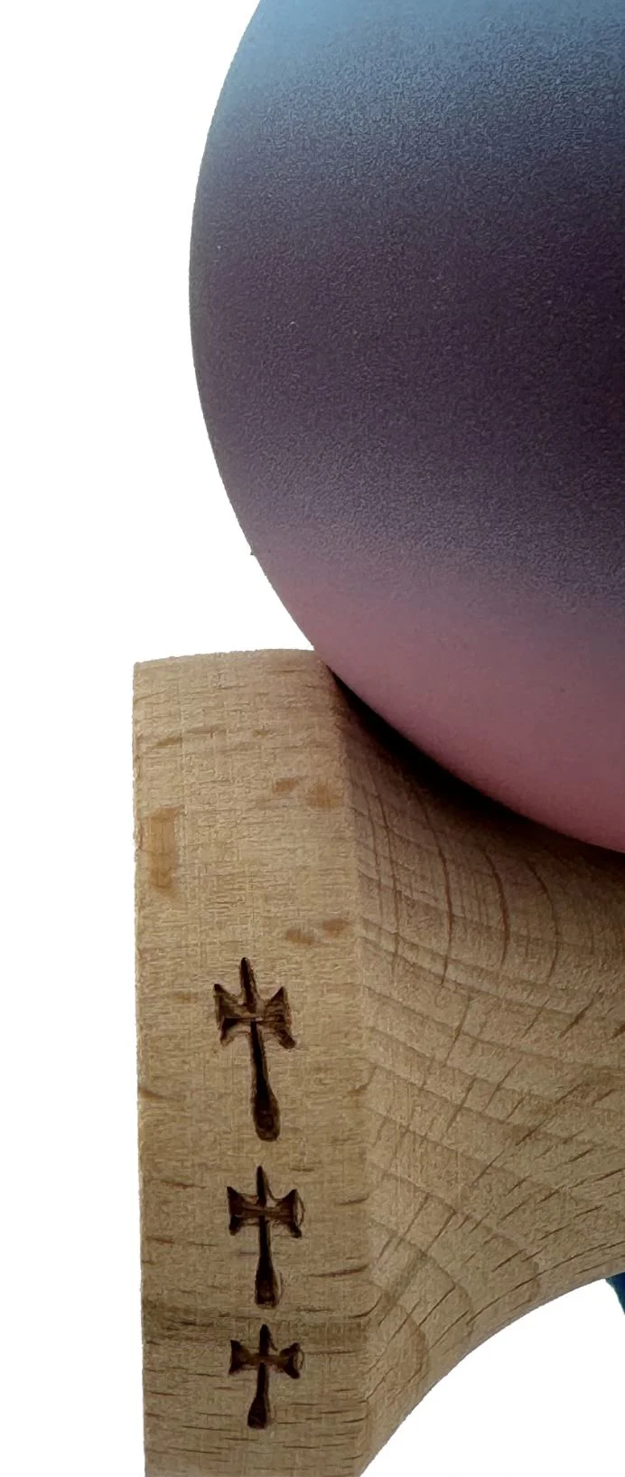 Kendama X Original Flippy, Gradient Albastru-Mov foto