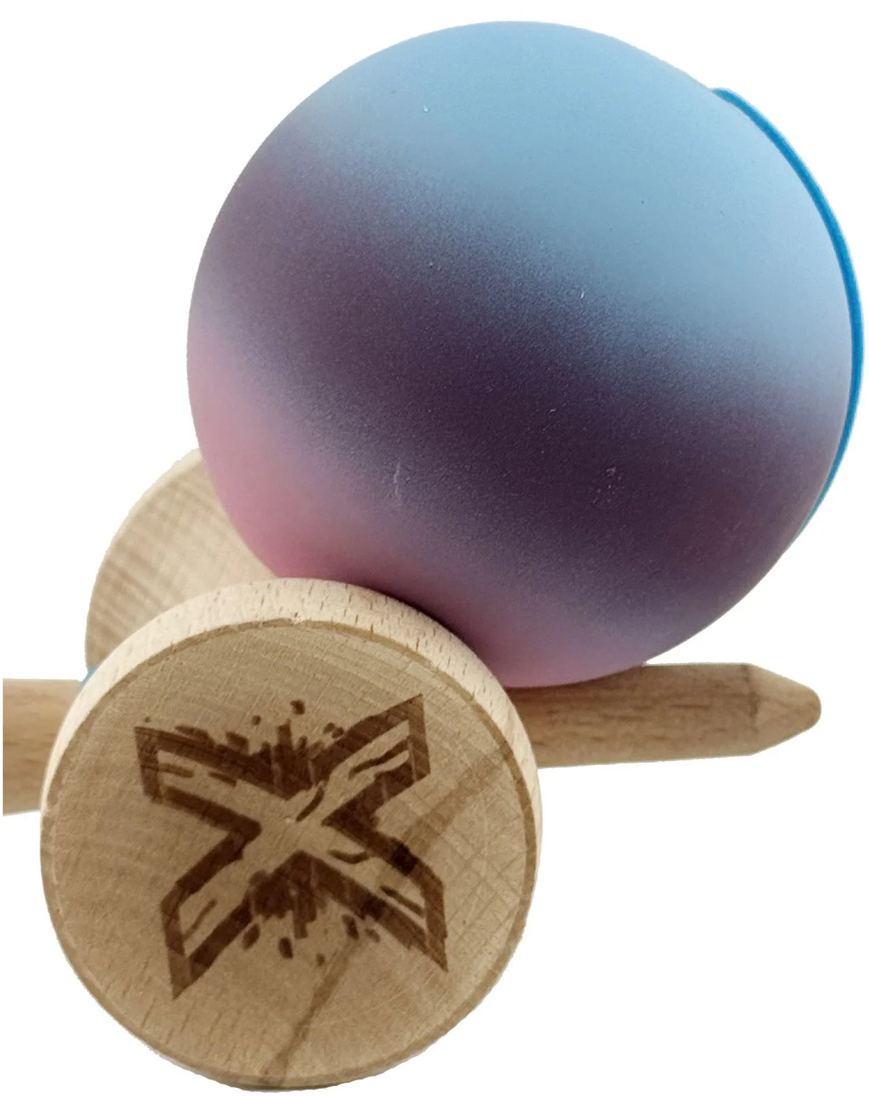 Kendama X Original Flippy, Gradient Albastru-Mov foto