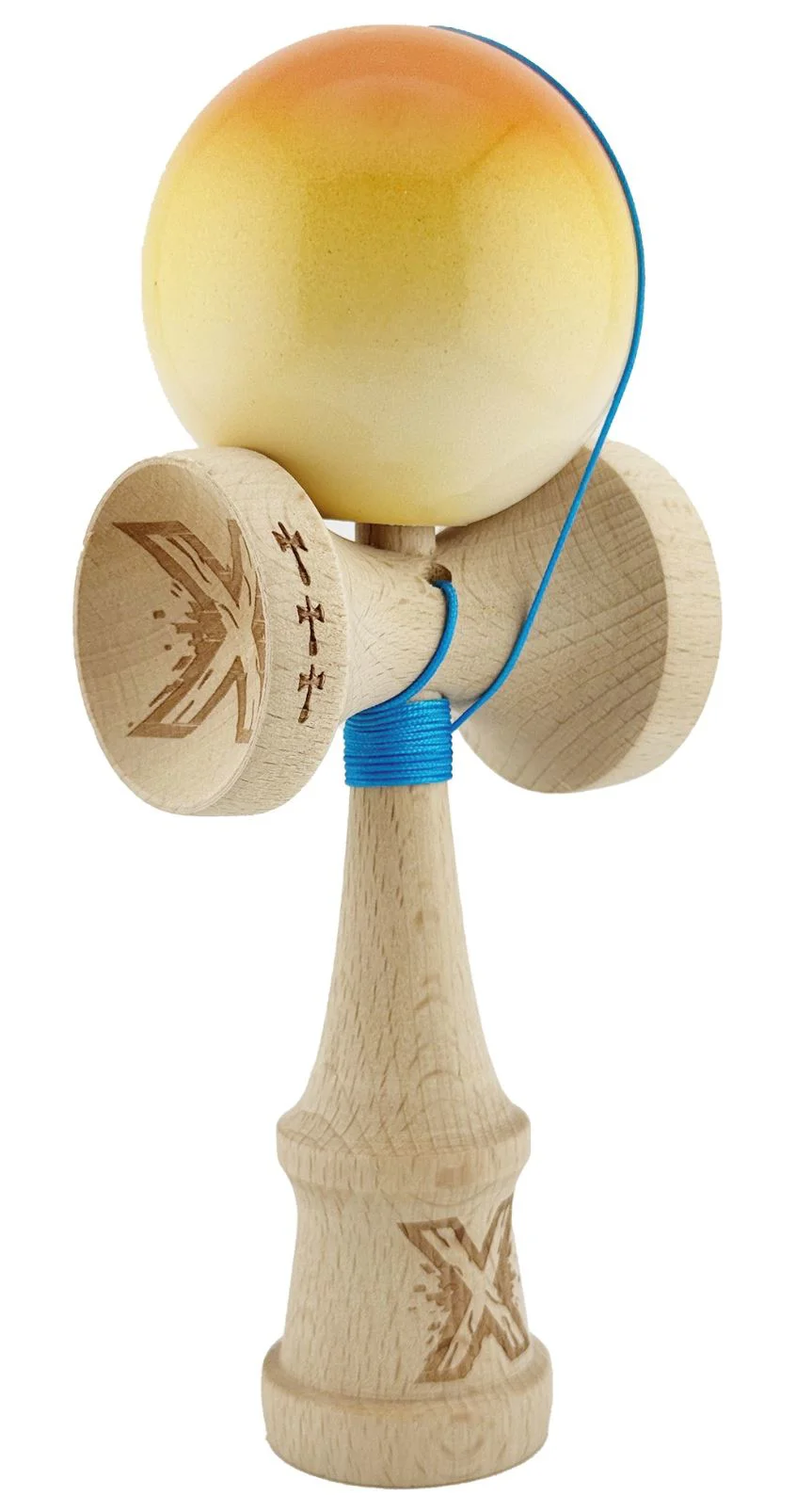 Kendama X Original, Galben-Portocaliu foto