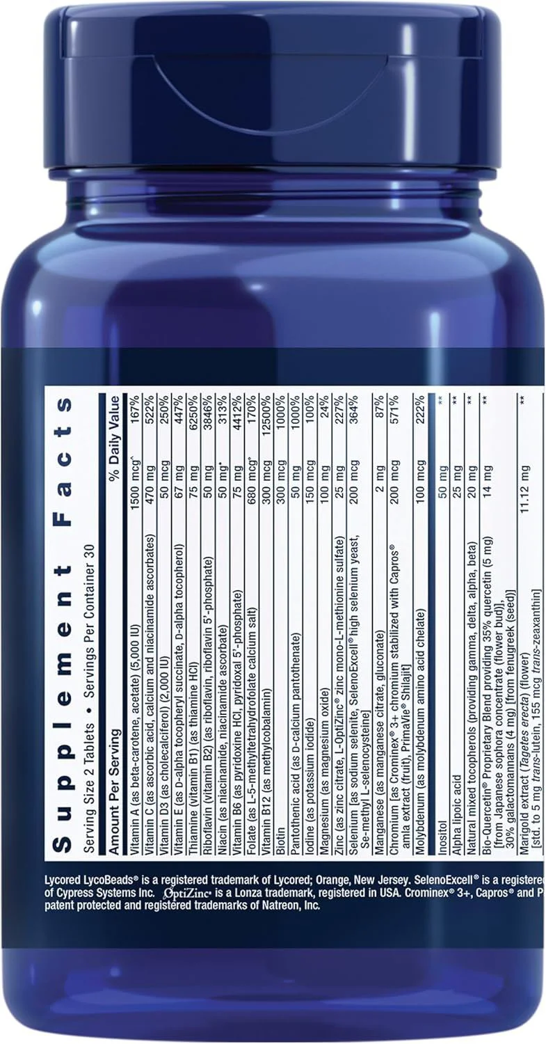 Supliment alimentar Life Extension Two-Per-Day Multivitamin, 60 tablete foto