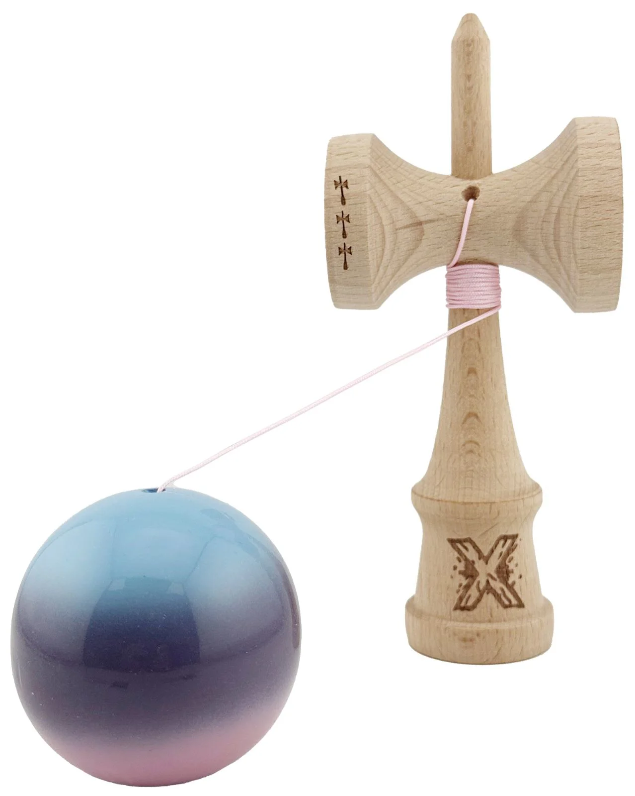 Kendama X Original, Gradient Roz-Mov foto