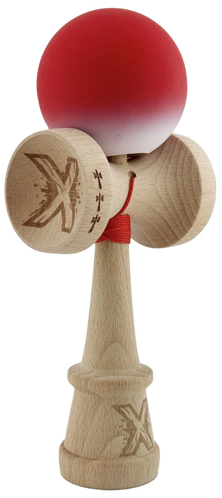 Kendama X Original, Gradient Rosu-Alb foto
