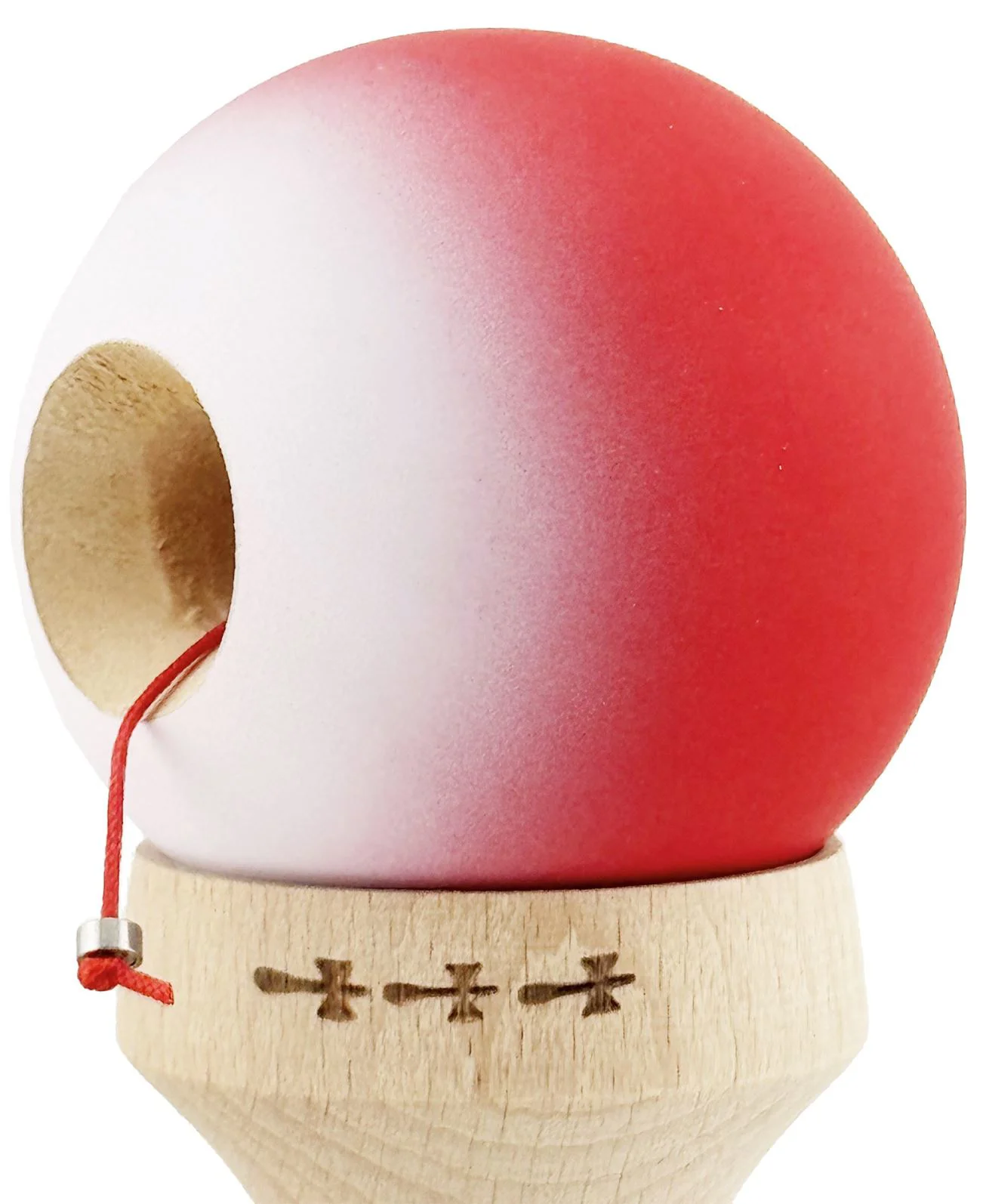 Kendama X Original, Gradient Rosu-Alb foto
