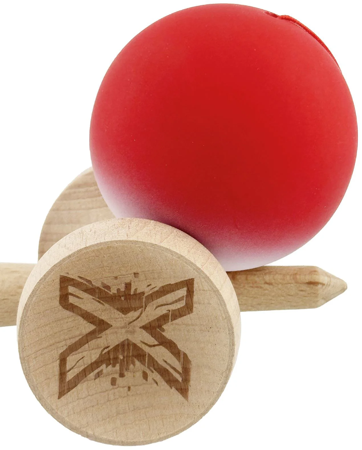 Kendama X Original, Gradient Rosu-Alb foto