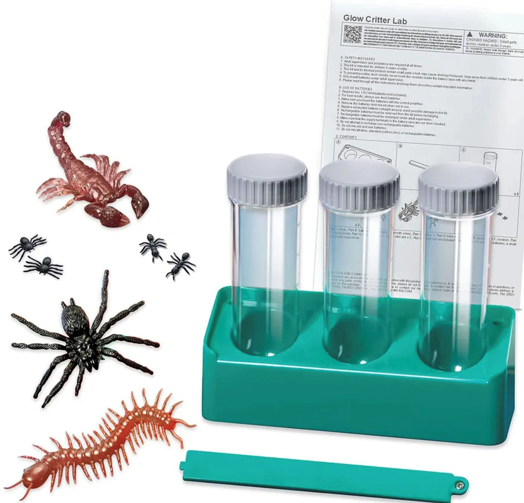 Set de creatie 4M Laborator creaturi fluorescente foto