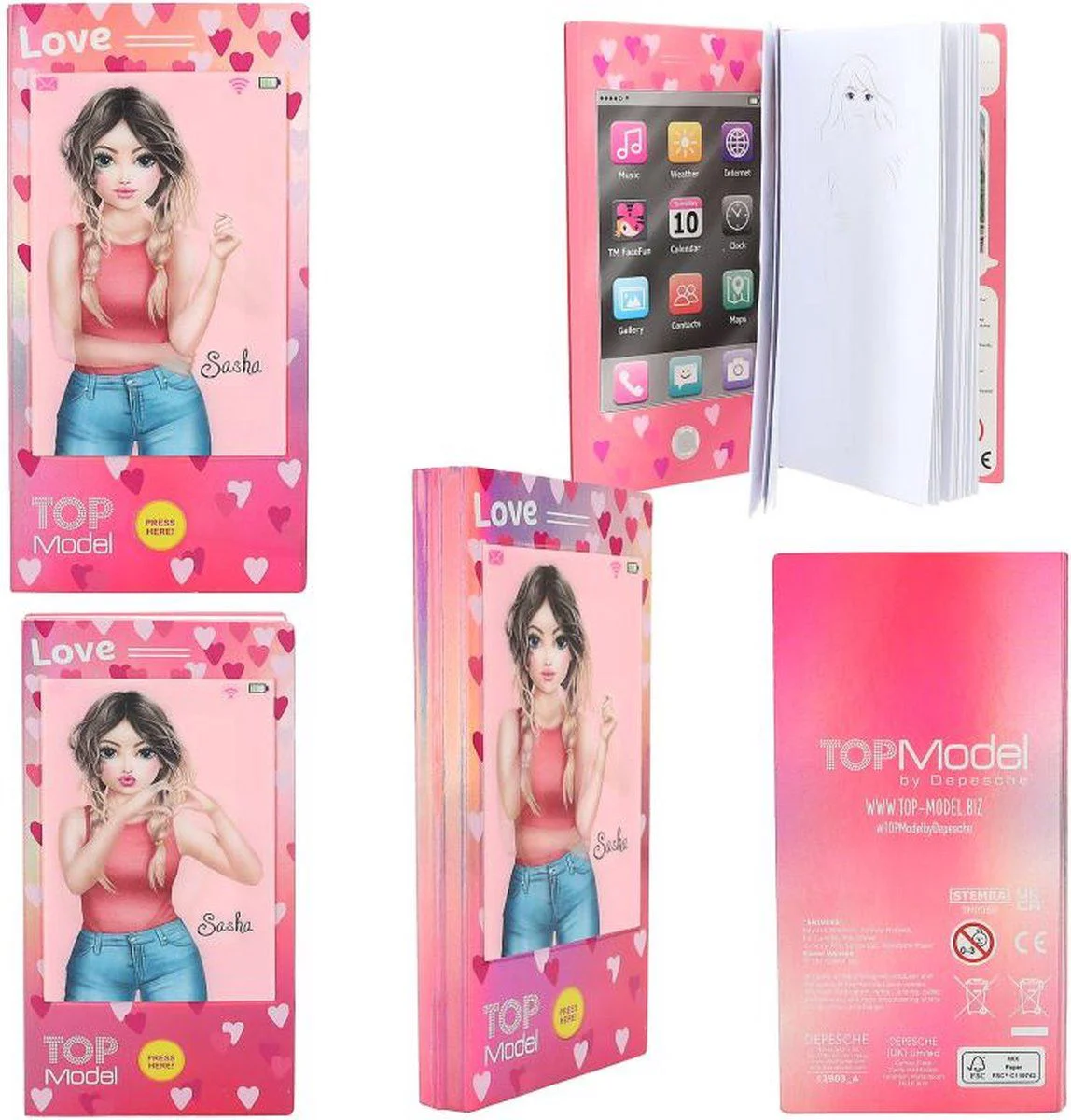 Carnet pentru notite cu sunet TOPModel foto