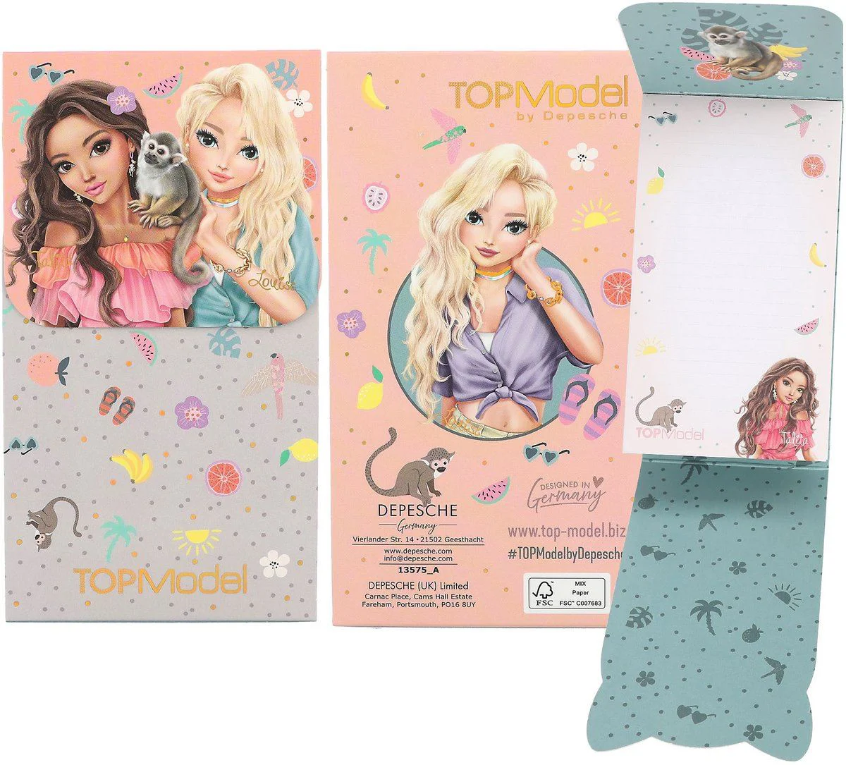 Carnet pentru notite cu magnet TOPModel foto