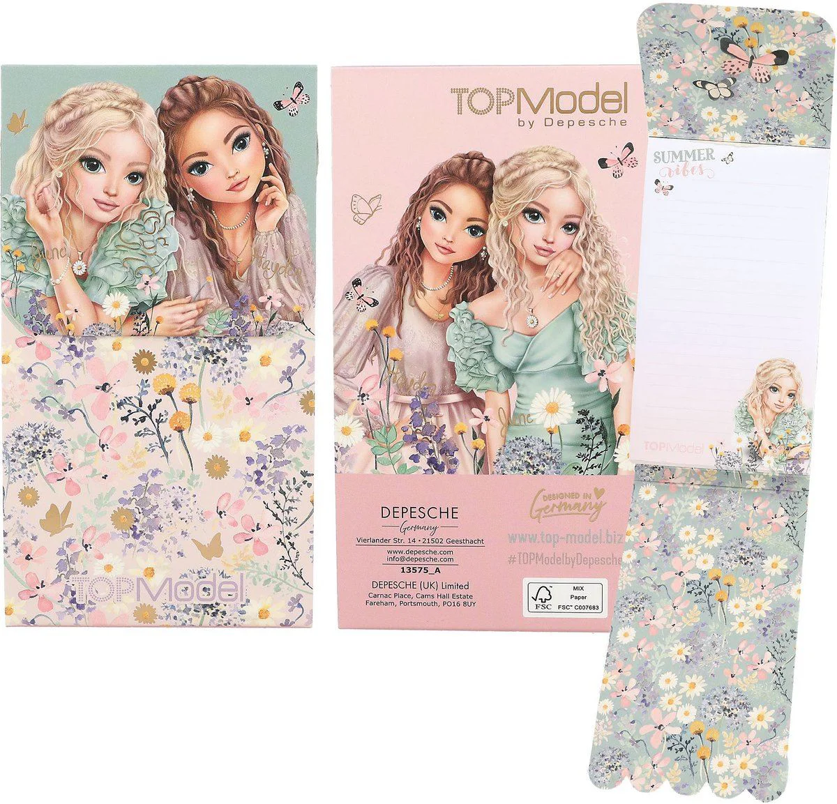 Carnet pentru notite cu magnet TOPModel foto