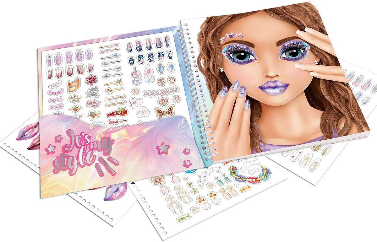 Альбом с наклейками TOPModel Dress Me Up Face foto